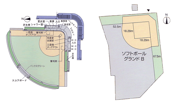 ソフトボール場